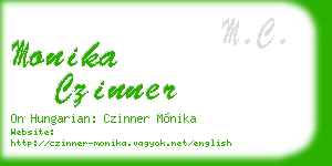 monika czinner business card