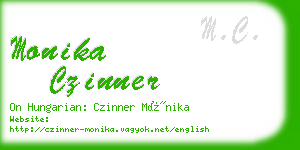 monika czinner business card